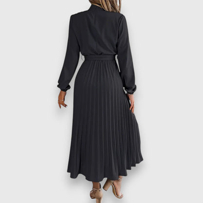 Women's High Neck Midi Dress
