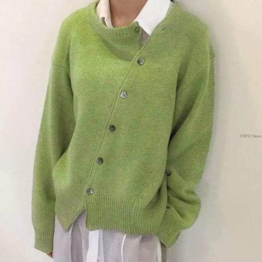 Kerry Women's Cashmere Cardigan Button Front