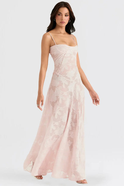 Flowy Sundress with Open Back and Adjustable Shoulder Straps