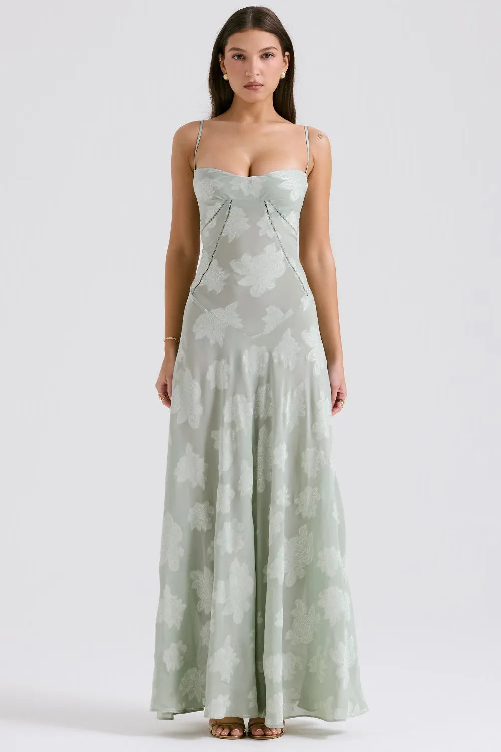 Flowy Sundress with Open Back and Adjustable Shoulder Straps