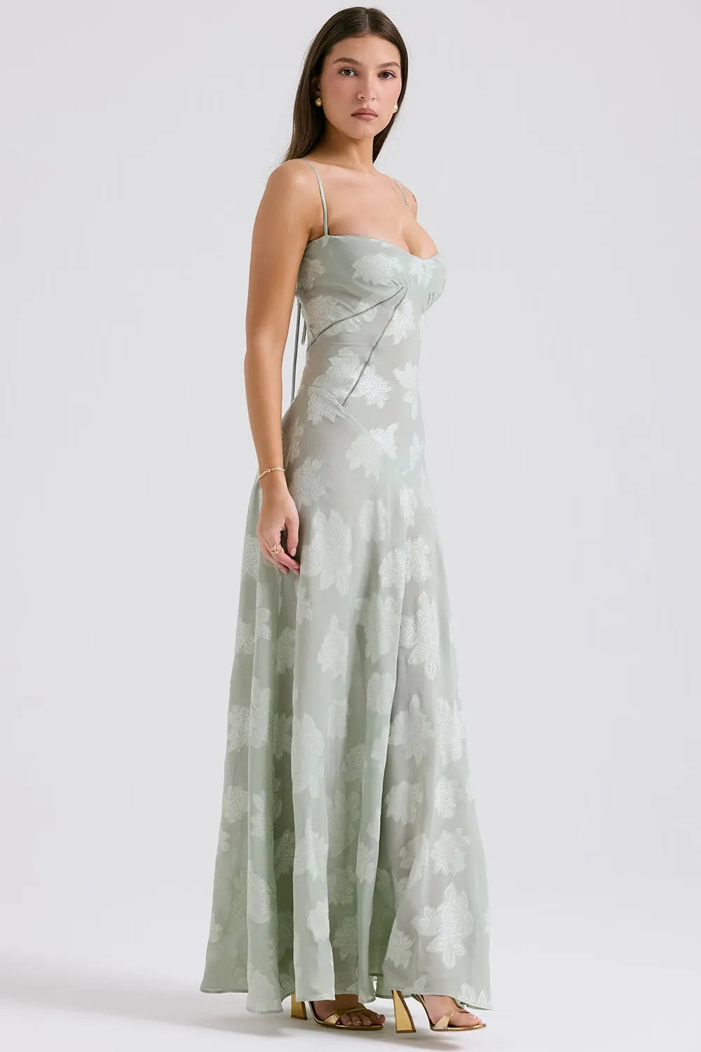 Flowy Sundress with Open Back and Adjustable Shoulder Straps