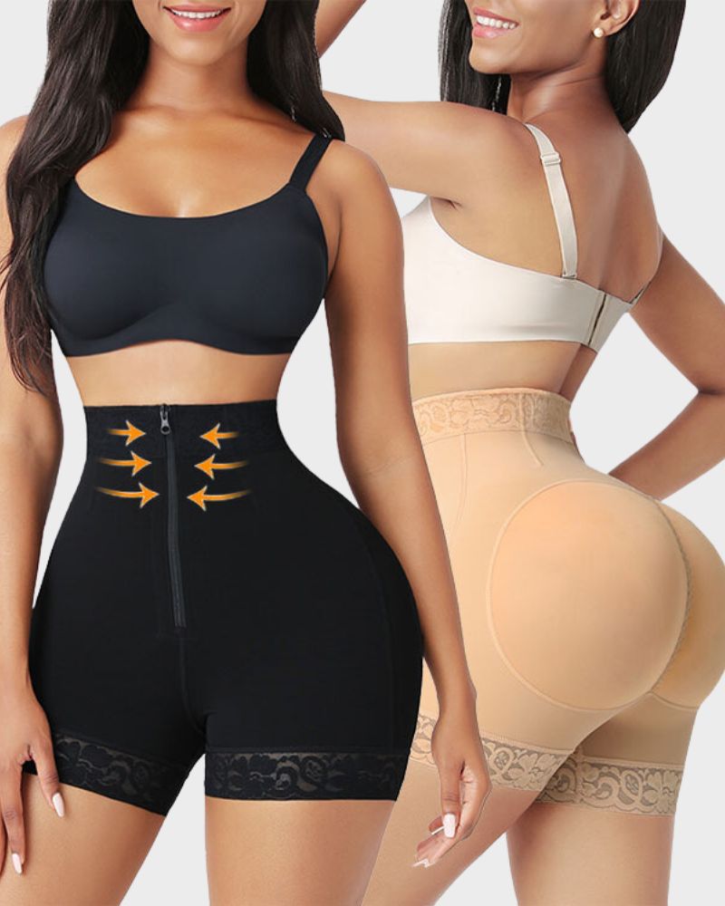 Women's High Waist Bodysuit Shapewear Shorts
