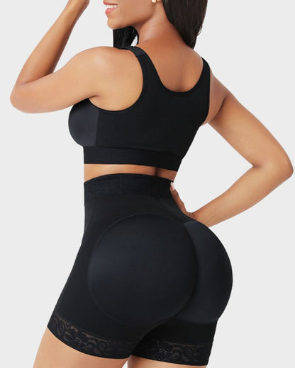 Women's High Waist Bodysuit Shapewear Shorts