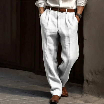 Image of Sidney | Men's Pleated Relaxed Fit Dress Pants