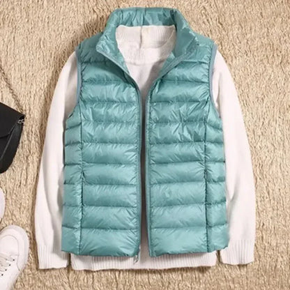 Women's Windbreaker Body Warmer Zip Front