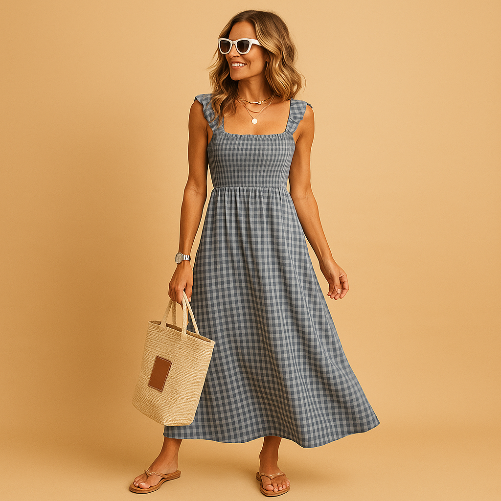 Women's Sleeveless Summer Dress Flowy Fit - VibreMode