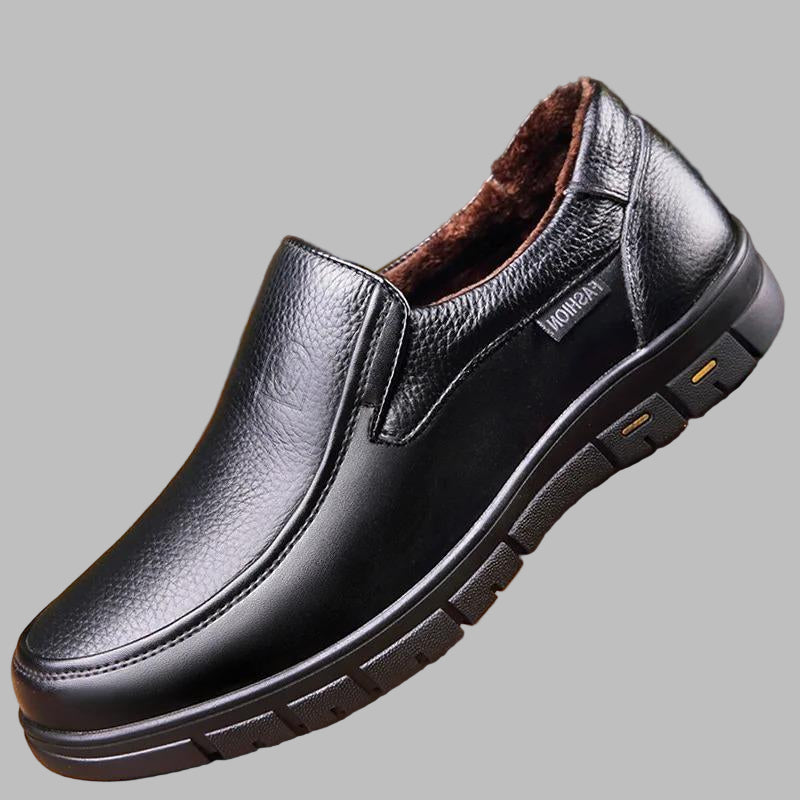 Men's Leather Casual Shoes Genuine Leather Brown