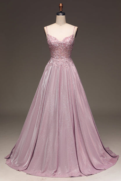 Beautiful Floral Long Evening Dress