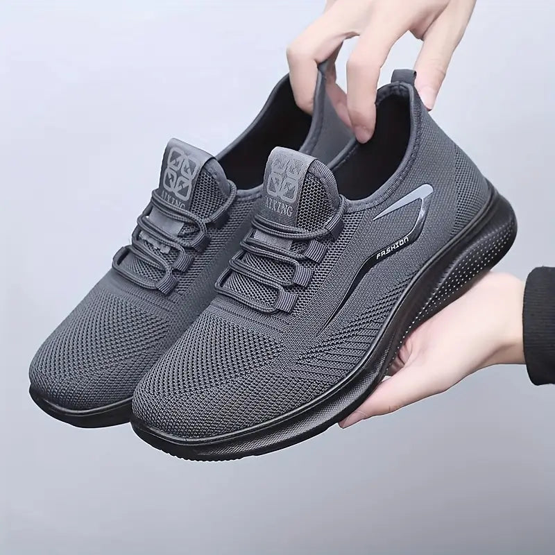Men's Lace-Up Athletic Sneakers - VibreMode