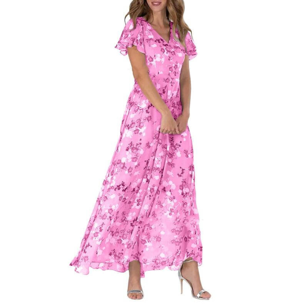 Beautiful Blossom Long Summer Dress