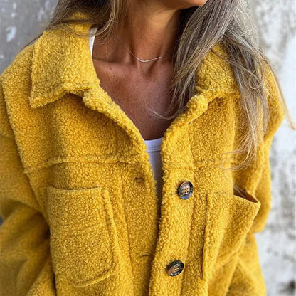 Women's Textured Button Front Jacket