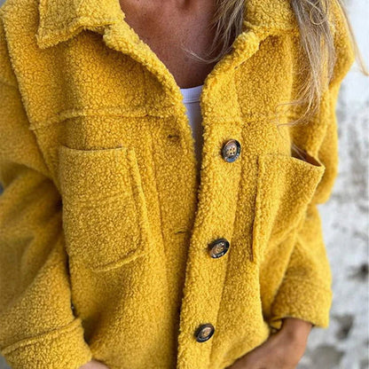 Women's Textured Button Front Jacket