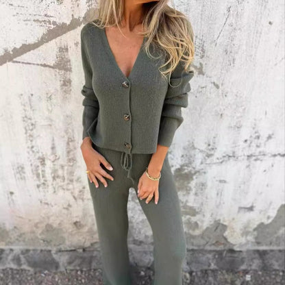 Soft Knit 2-Piece Sweater Set