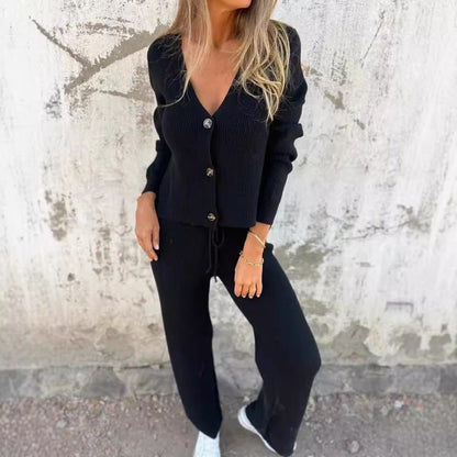 Soft Knit 2-Piece Sweater Set