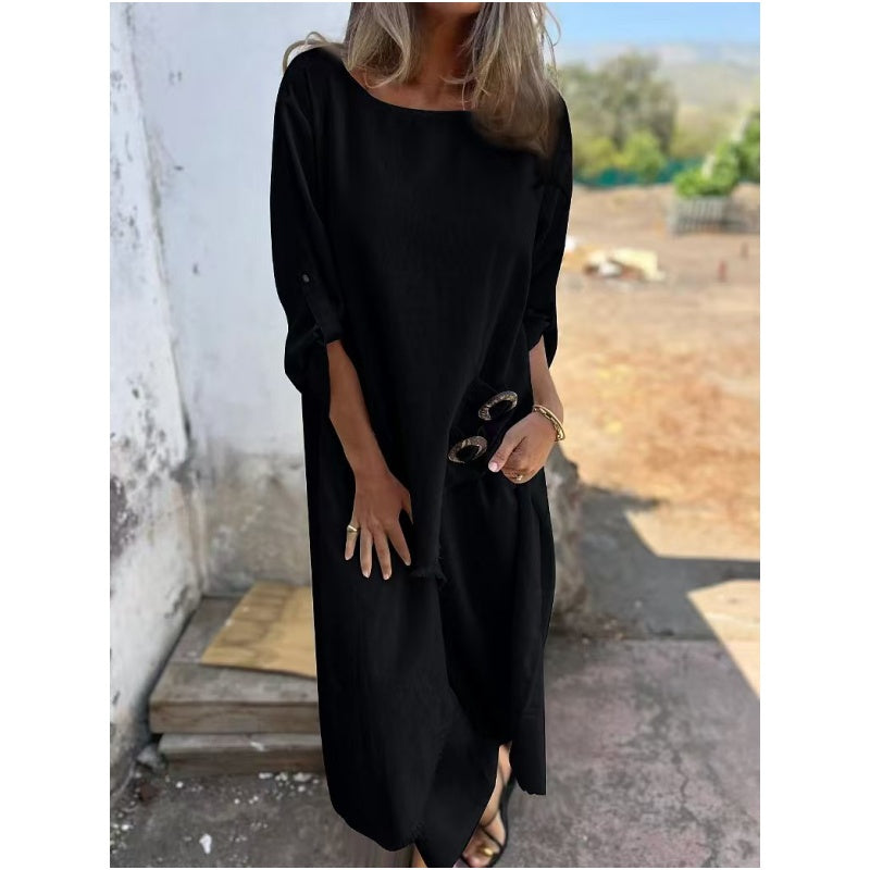 Women's Asymmetric Hem And Pants Set