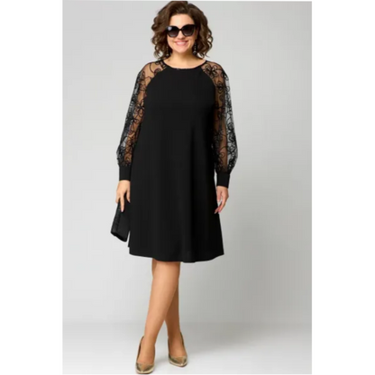Women's Round Neck Midi Dress