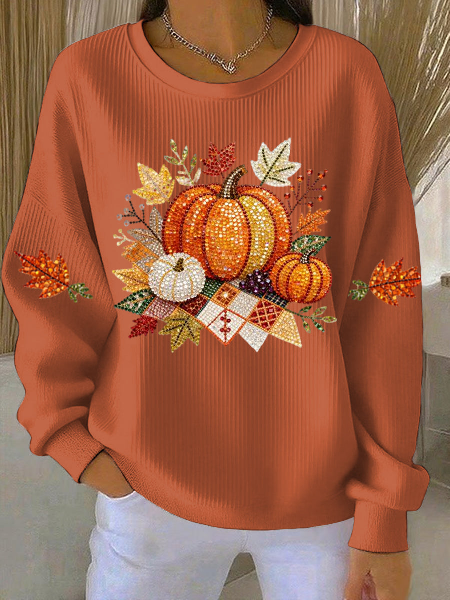 Women's Graphic Sweatshirt Printed Front Design - VibreMode