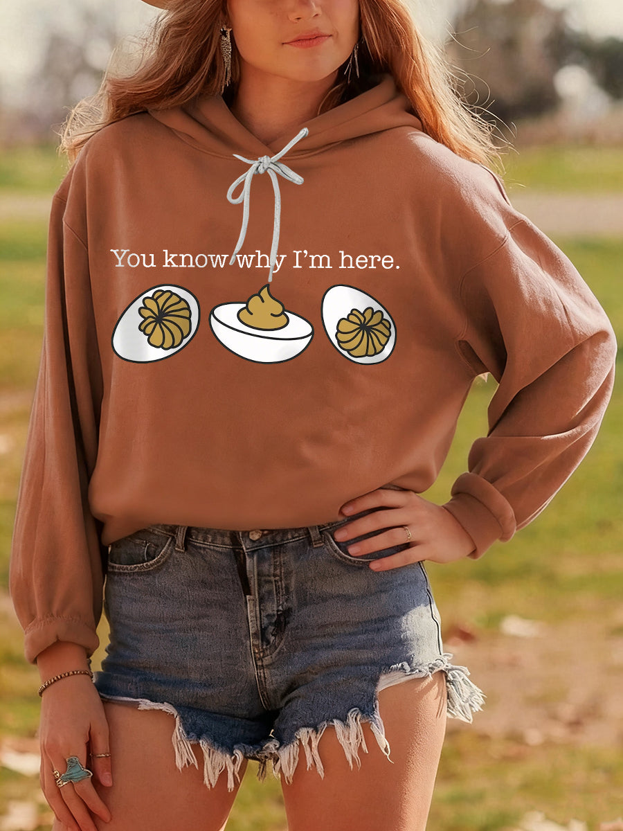 Women's Long Sleeve Hoodie Front Pocket