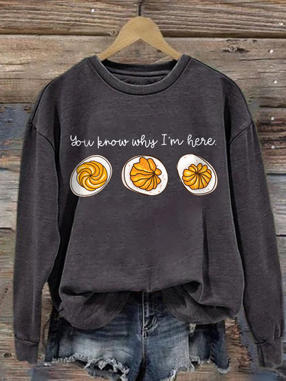 Women's Graphic Crew Neck Sweatshirt
