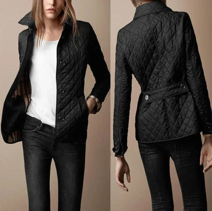 Image of Stella | Women's Button-Down Quilted Jacket
