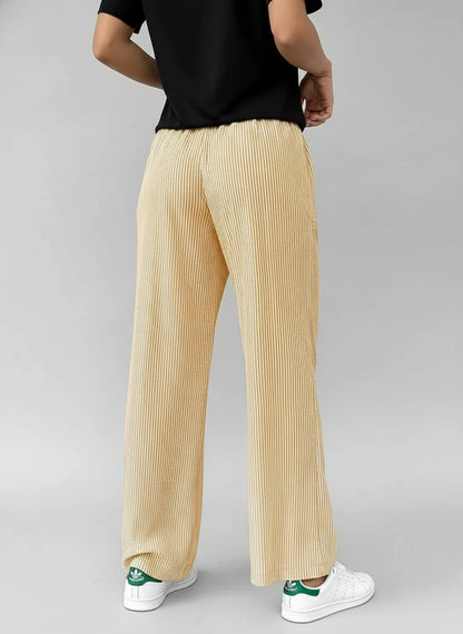 Women's Striped Wide Leg Pants
