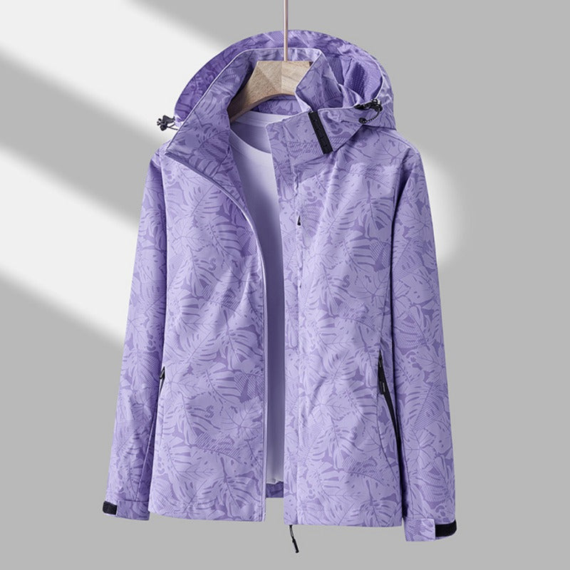Women's Waterproof Windproof Hooded Jacket Lightweight