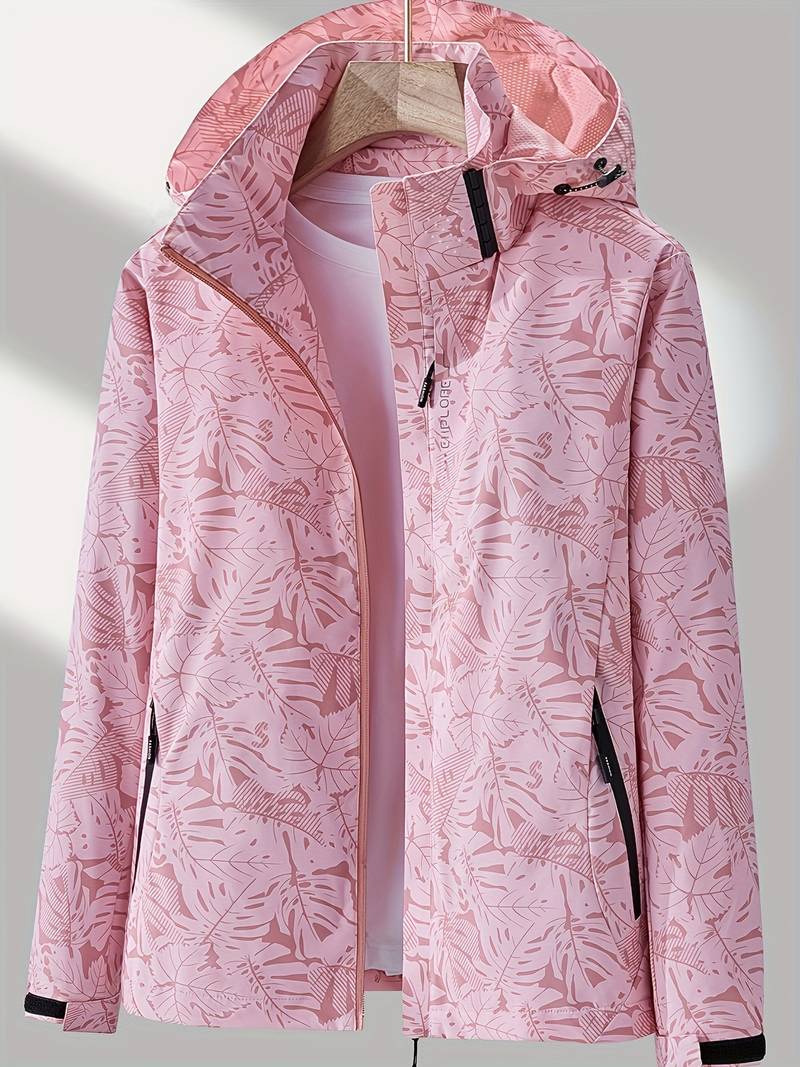 Women's Waterproof Windproof Hooded Jacket Lightweight