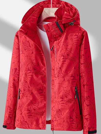 Women's Waterproof Windproof Hooded Jacket Lightweight