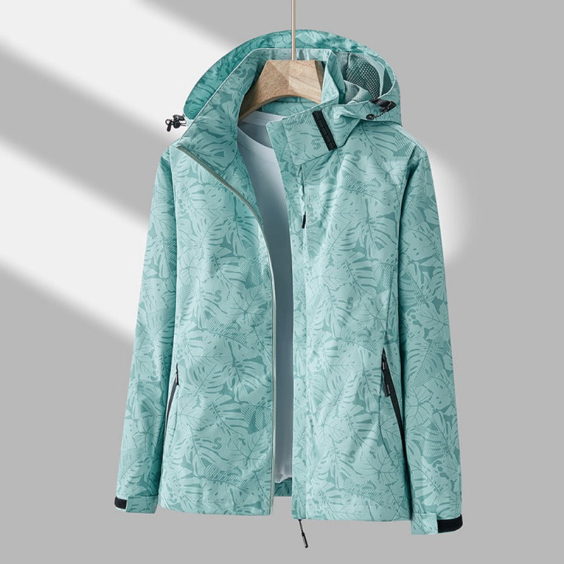 Women's Waterproof Windproof Hooded Jacket Lightweight