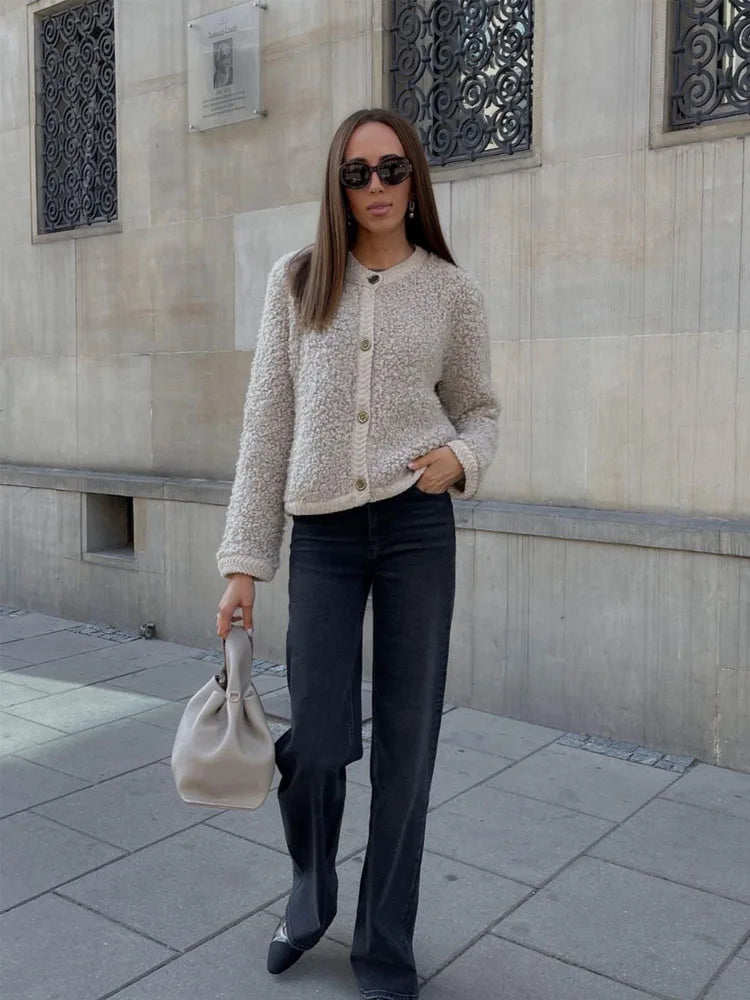 Image of Susan | Women's Button-Front Relaxed Fit Cardigan