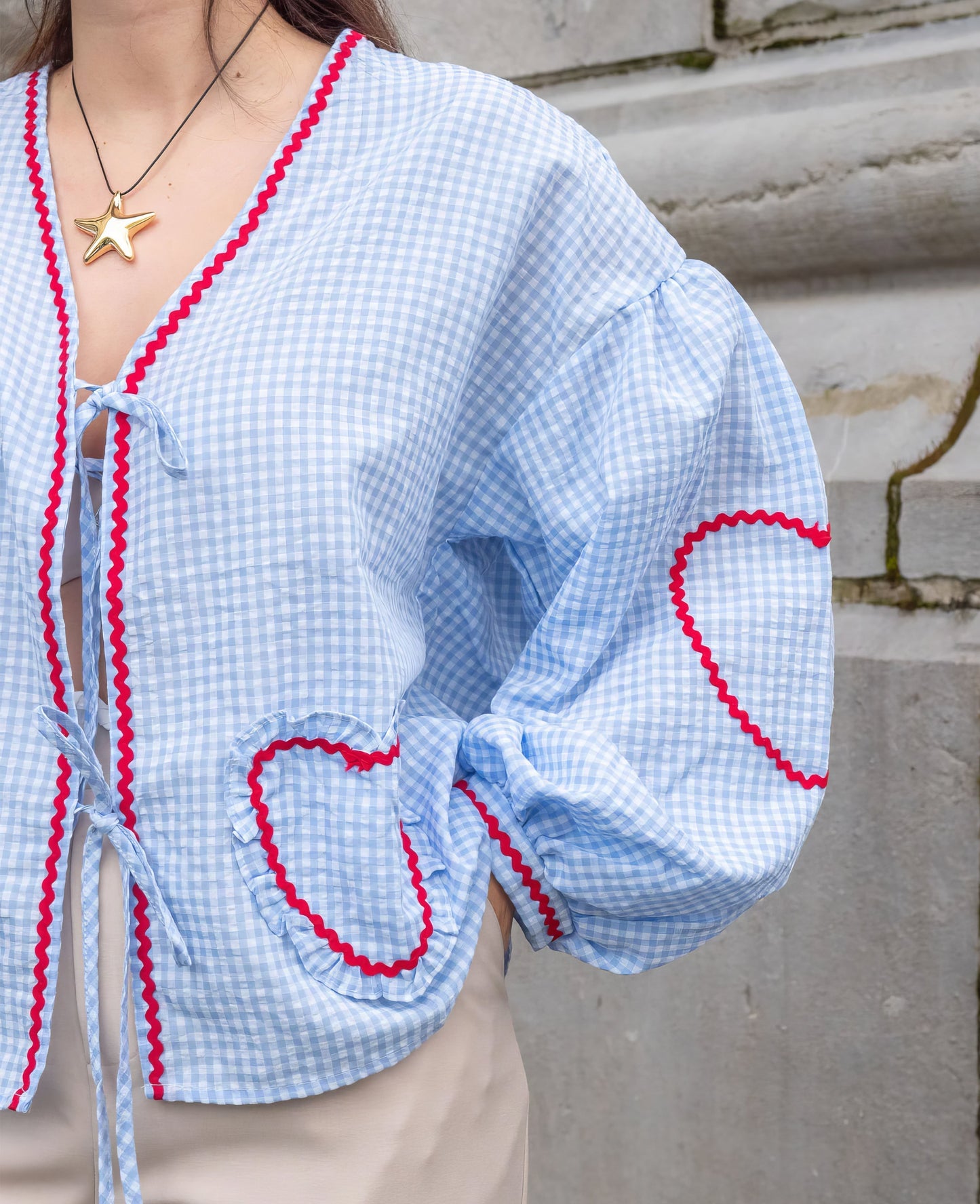 Image of Susan | Women's Tie-Front Blouse