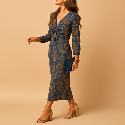 Women's A-Line Dress Sustainable Elegant Fit - VibreMode