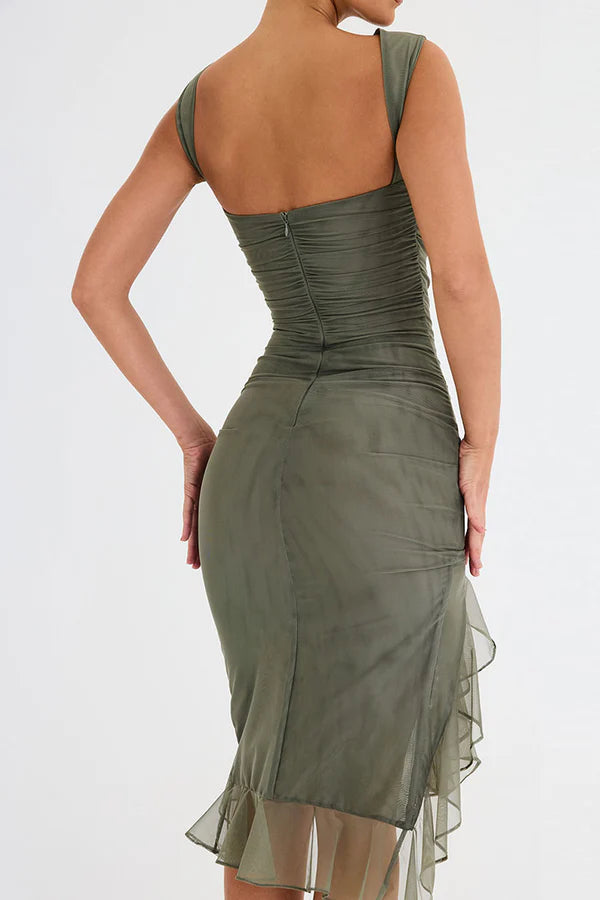 Image of Tabitha | Women's Sleeveless Bodycon Midi Dress