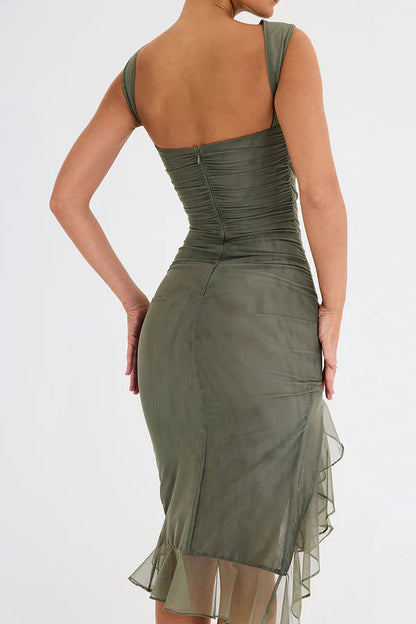 Image of Tabitha | Women's Sleeveless Bodycon Midi Dress