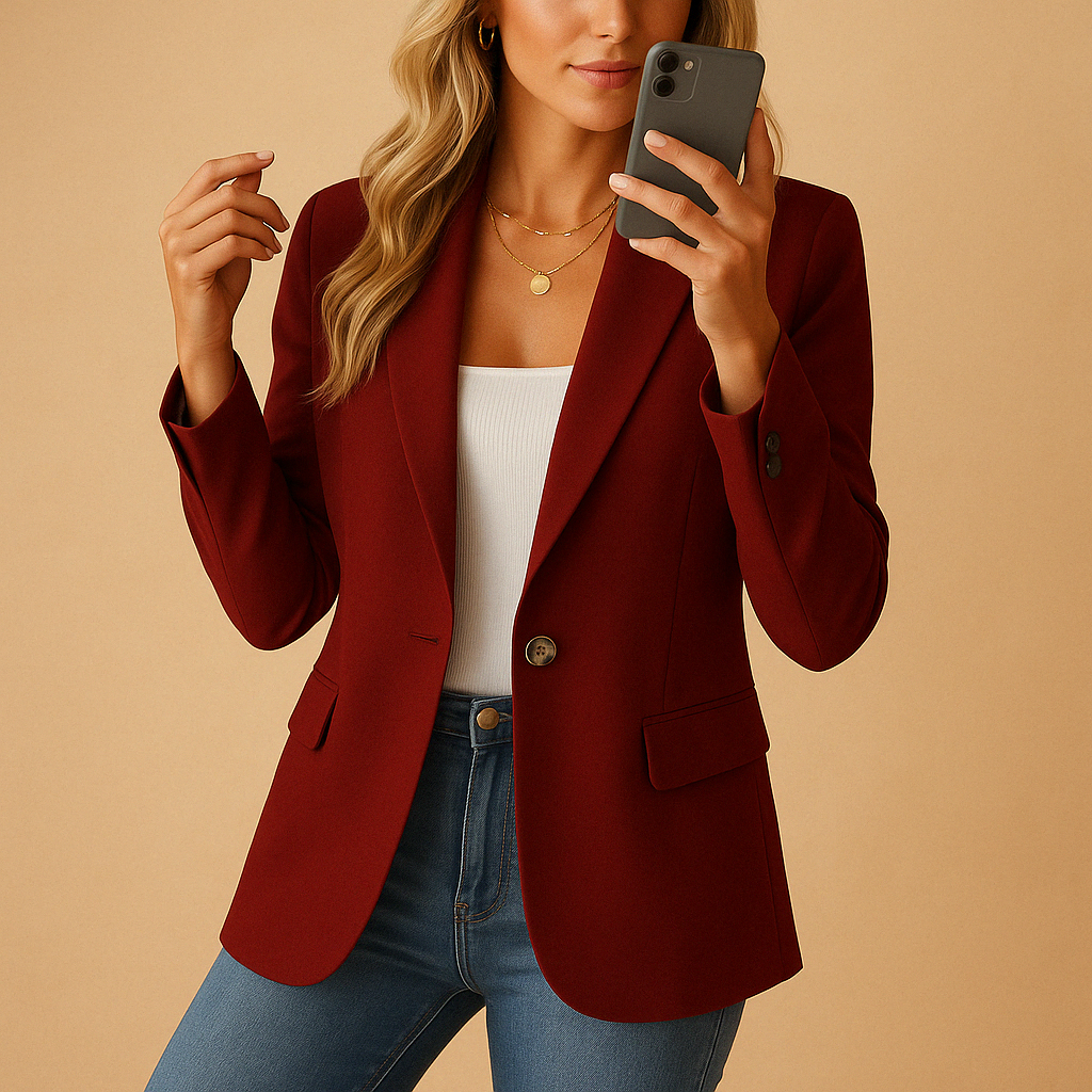 Women's Stretch Blazer Tailored Fit