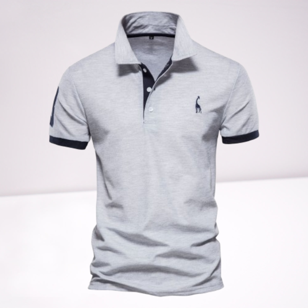 Image of Troy | Men's Slim Fit Short Sleeve Polo Shirt