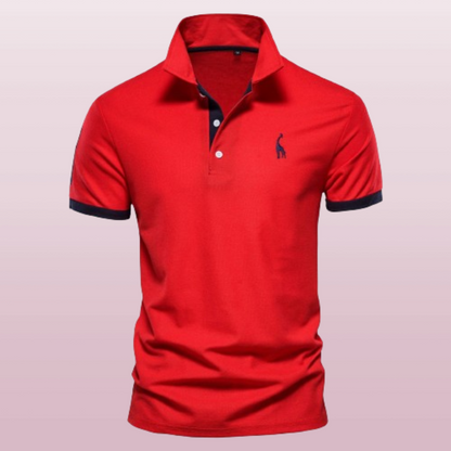 Image of Troy | Men's Slim Fit Short Sleeve Polo Shirt