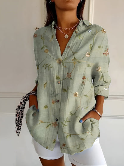 Women's Long Sleeve Button Down Shirt