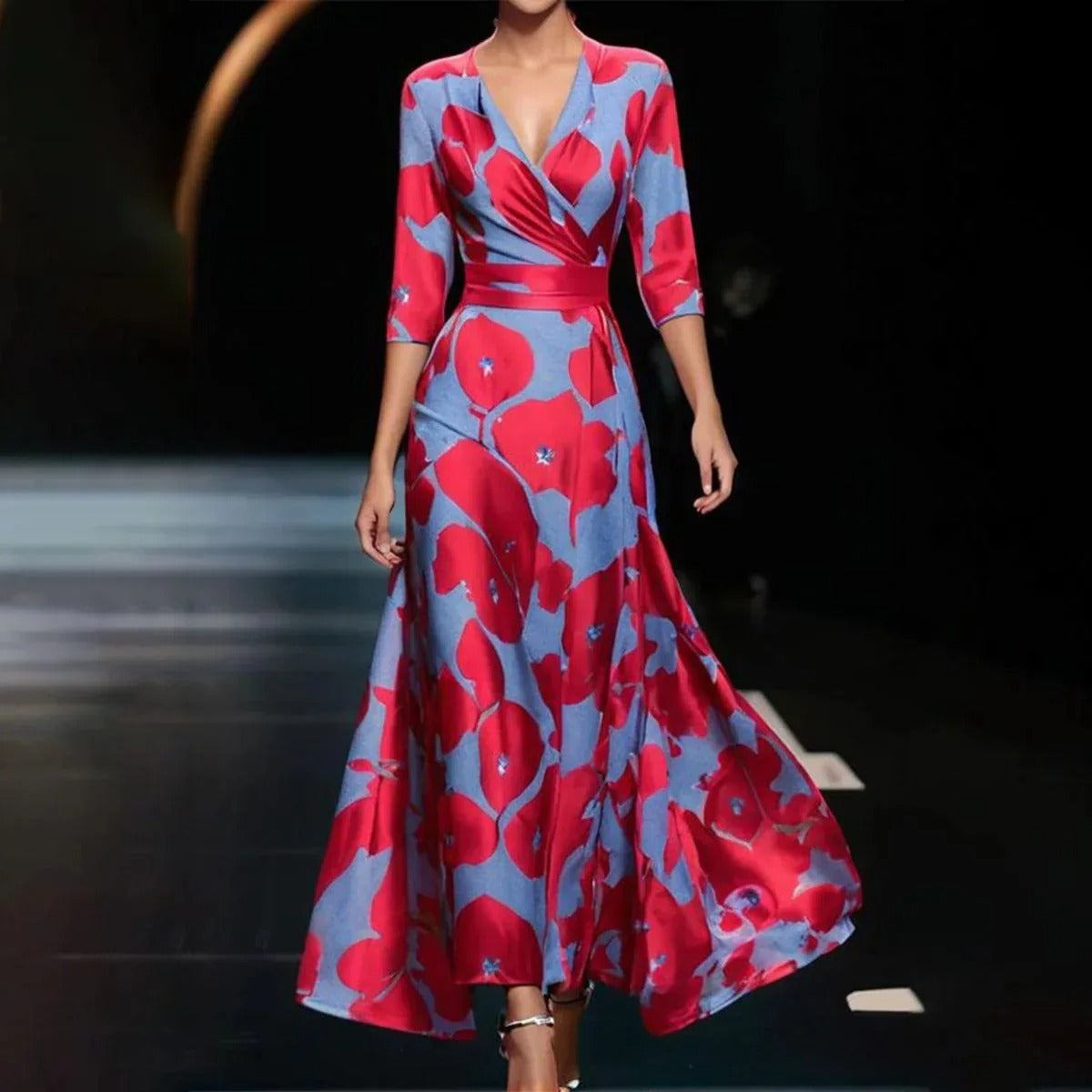 Beautiful Print Midi Sundress