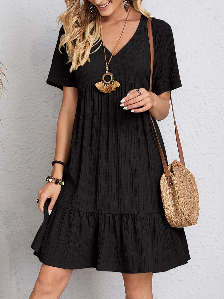 Elegant Maternity Dress Belly Coverage