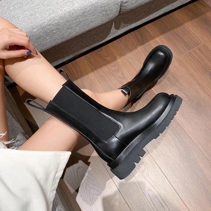 Timeless Leather Ankle Boots