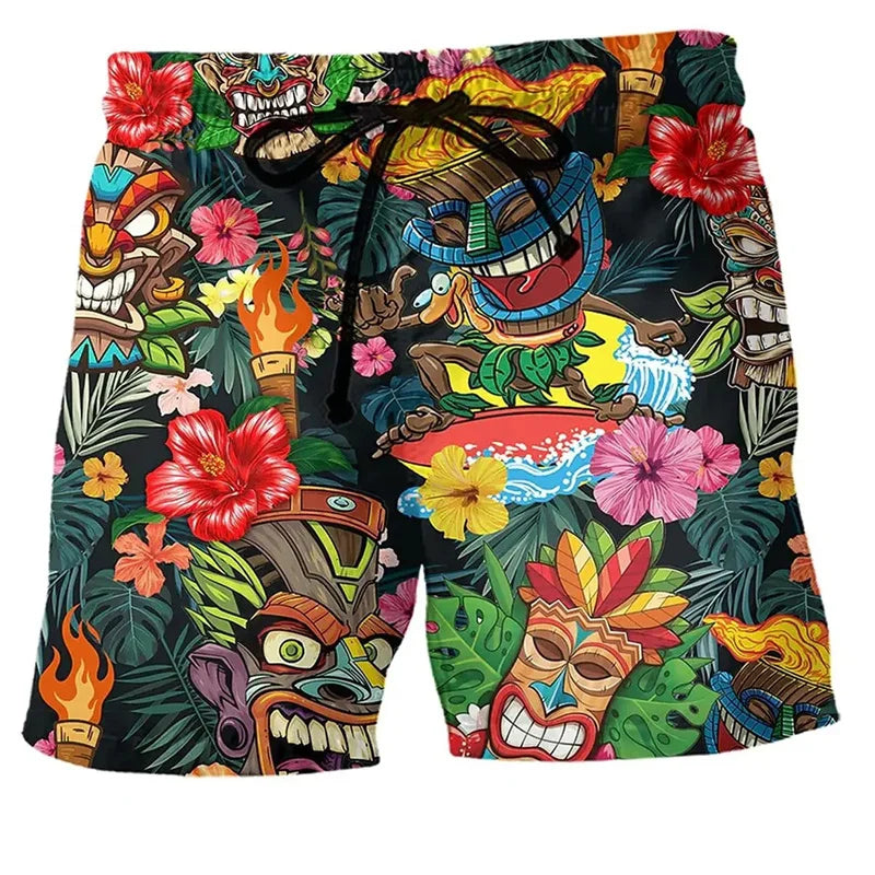 Vince Men's Printed Swim Trunks - VibreMode