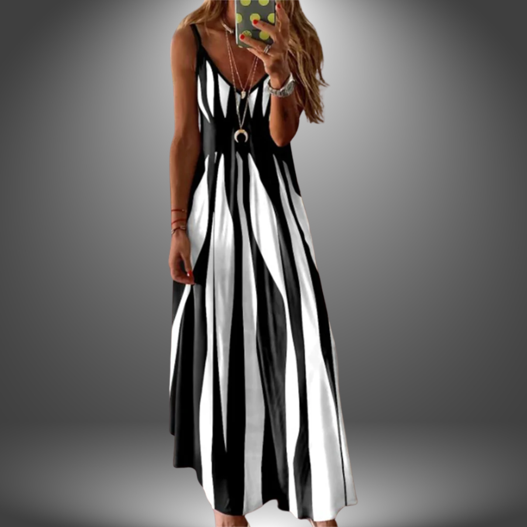 Image of Violet | Women's Spaghetti Strap A-Line Maxi Dress