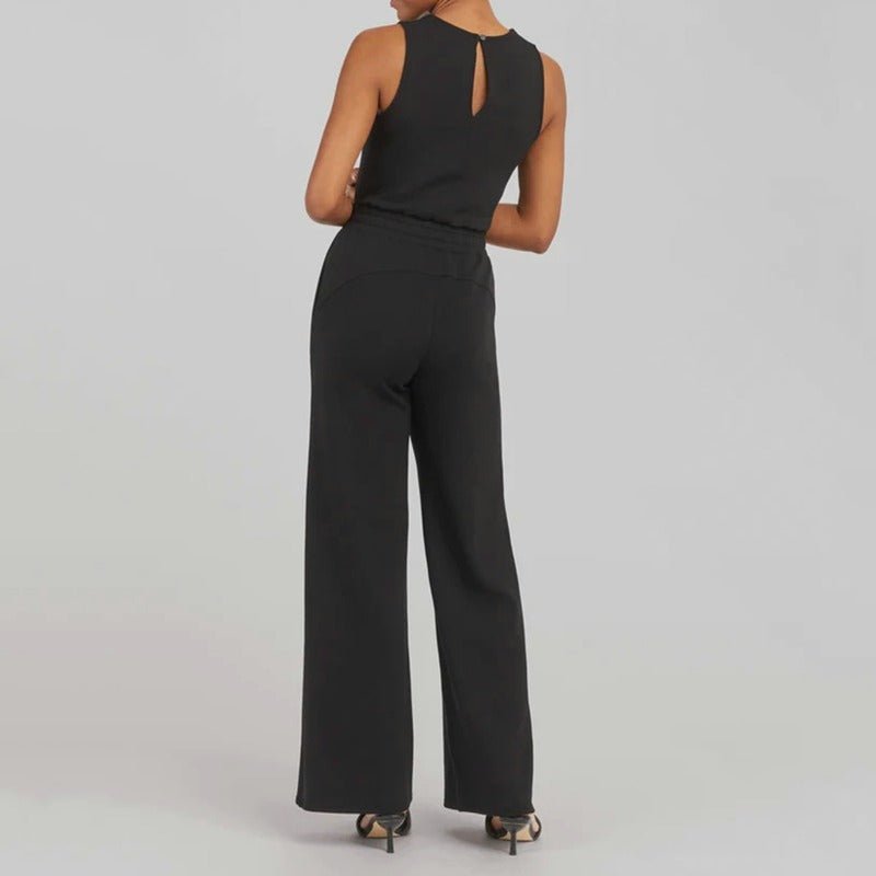 Women's Sleeveless Wide-Leg Jumpsuit