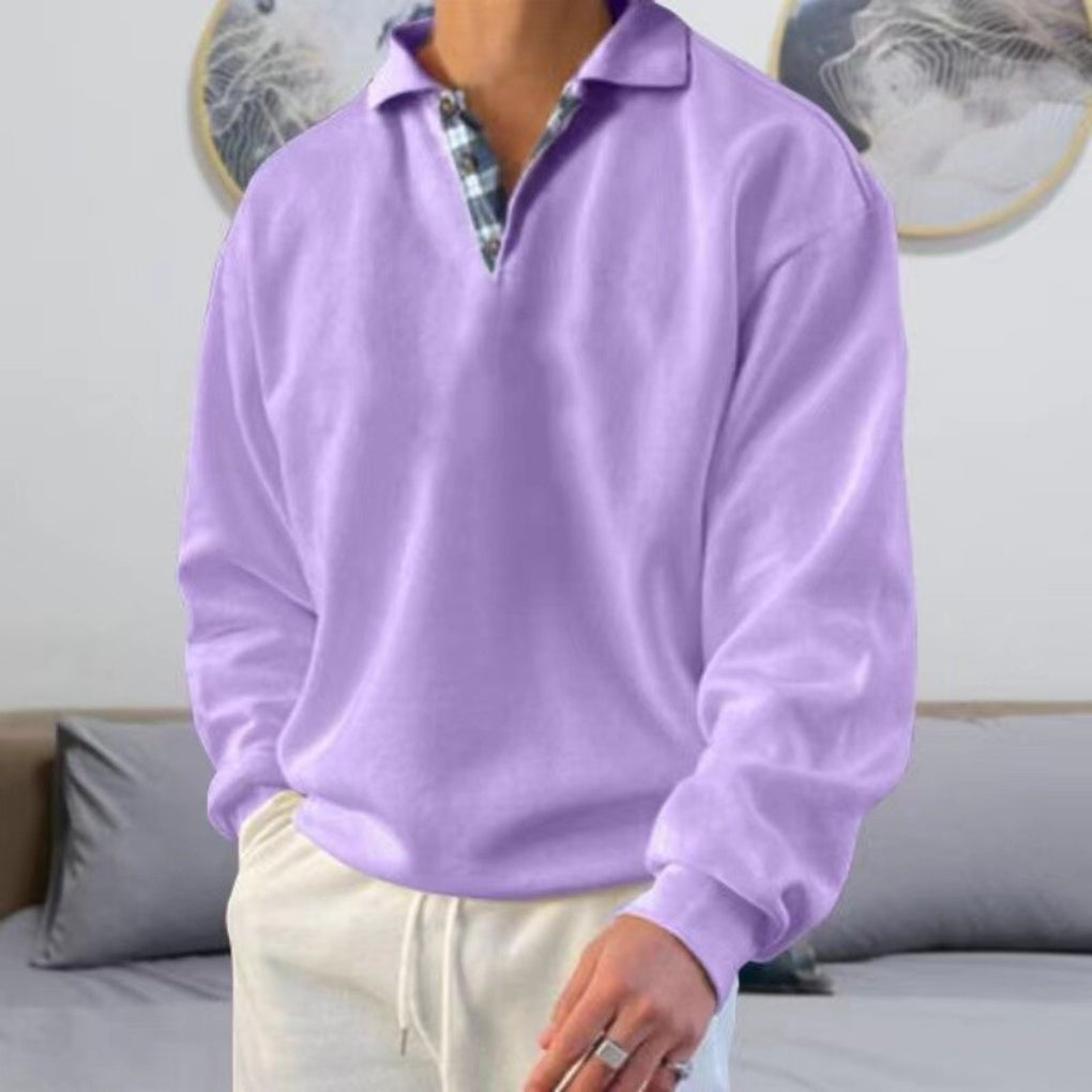 Men's Crew Neck Sweater Comfortable Casual