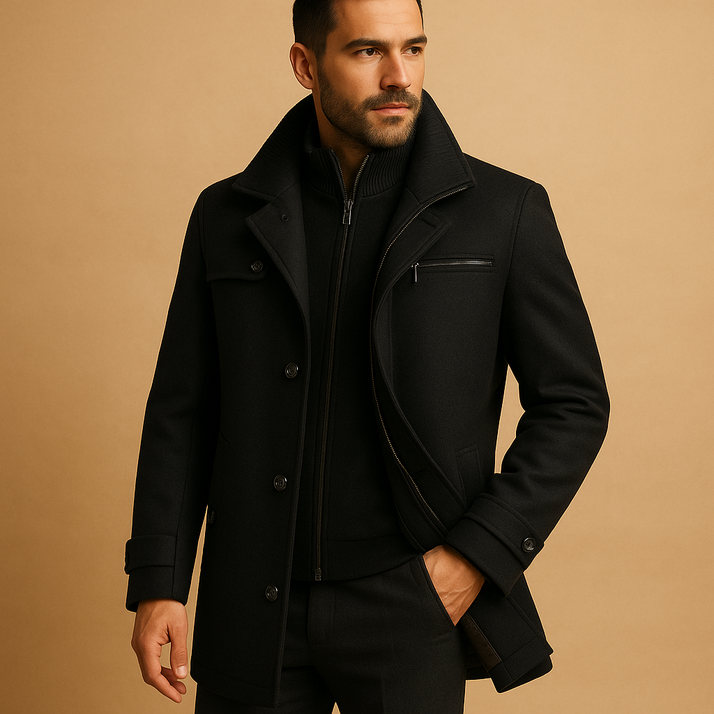 Men's Waterproof Winter Jacket - VibreMode