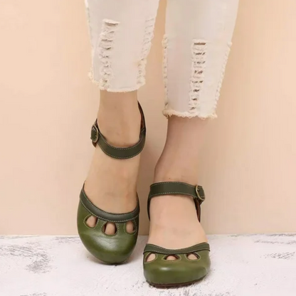 Women's Mary Jane Shoes Closed Toe Block Heel - VibreMode
