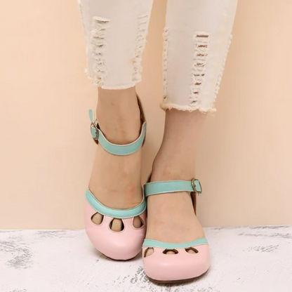 Women's Mary Jane Ankle Strap Shoes Closed Toe