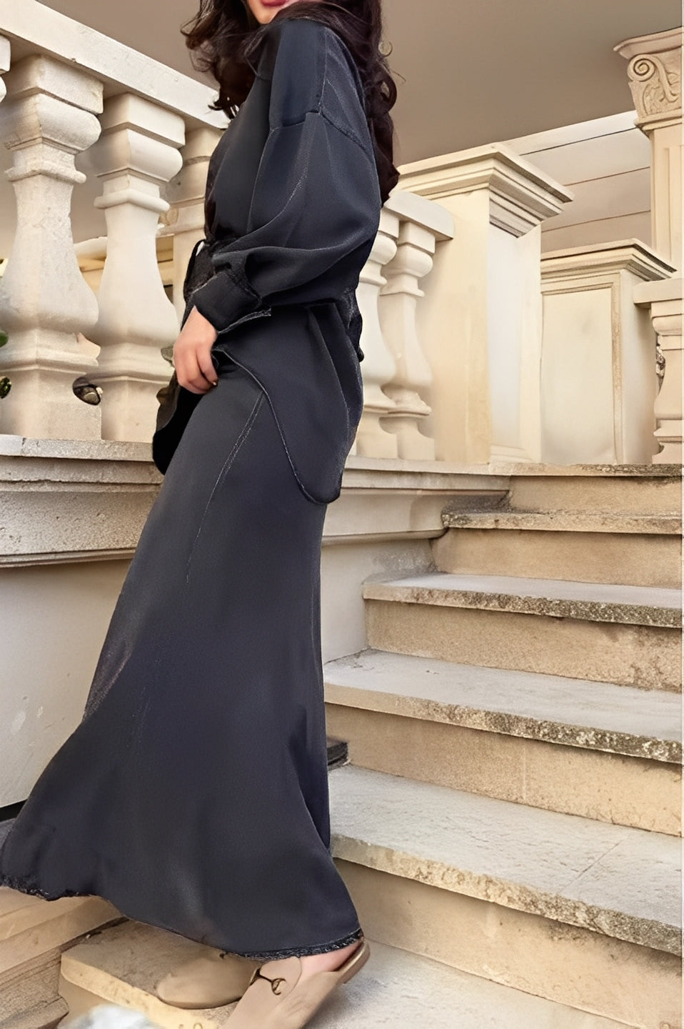 Women's Two-Piece Maxi Skirt Set