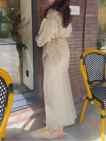 Women's Two-Piece Maxi Skirt Set